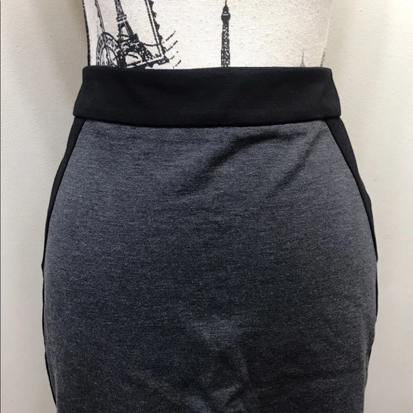 SC& Co. Women’s Colour block Pencil Skirt Black/ Grey M - Picture 6 of 9